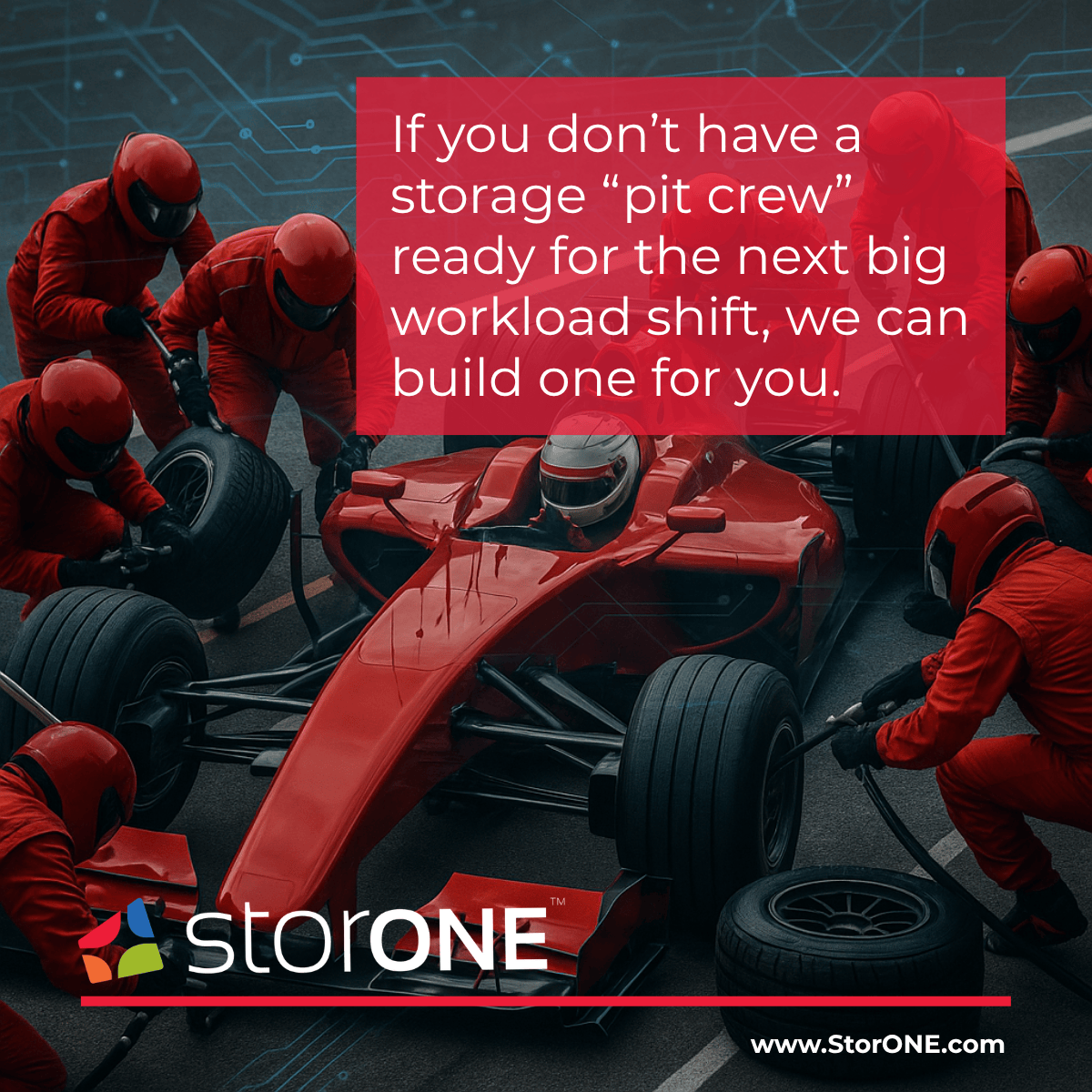 StorONE tweet media