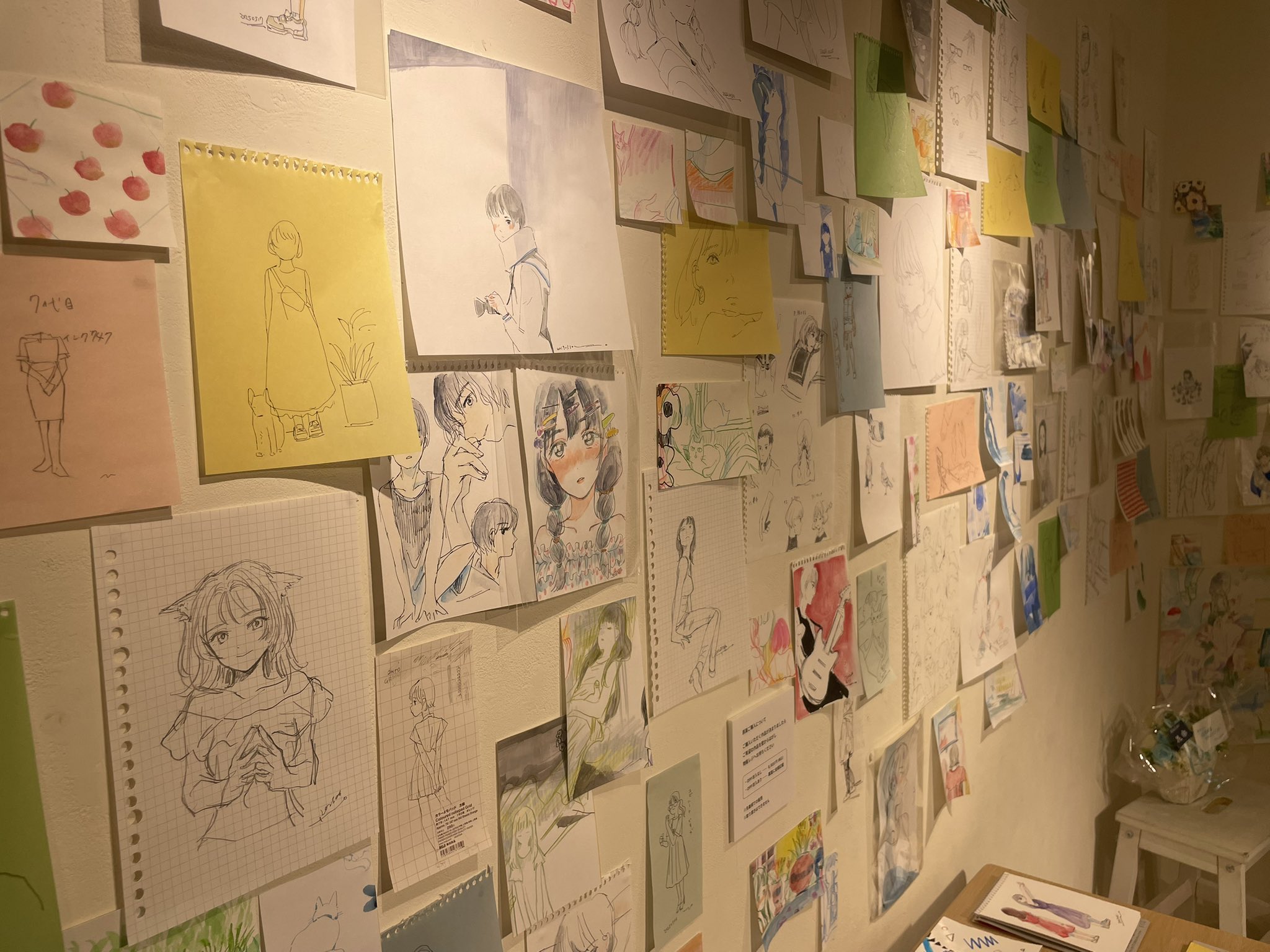 ま*ゆ様 優しいひと幕　　絵画原画 Some drawings of my persona ( ・∇・) - - - - - - TAGS