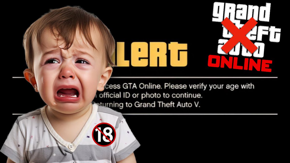 GTA ONLINE FERMÉ POUR LES MINEURS !!

➡️ youtu.be/SxQg7QVVa6s

#GTAOnline