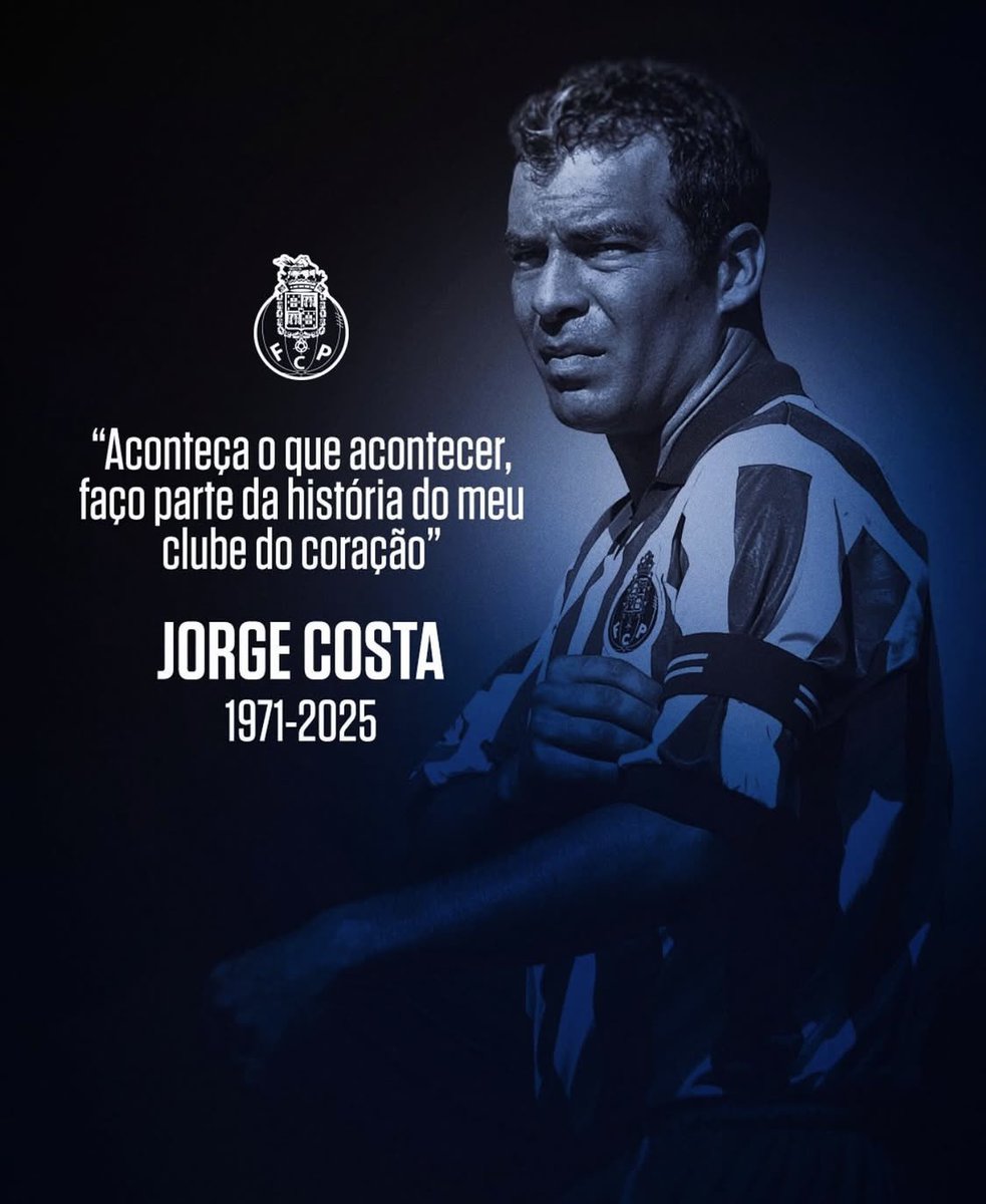 Devastado coa notícia do falecemento do Jorge Costa. Meu treinador no <a href="/SCBragaOficial/">SC Braga</a> Meus pésames á família, ao <a href="/FCPorto/">FC Porto</a> .
D.E.P Mister…😢 ⚽️🖤
(Foto by <a href="/SpheraSports/">Sphera Sports</a> )