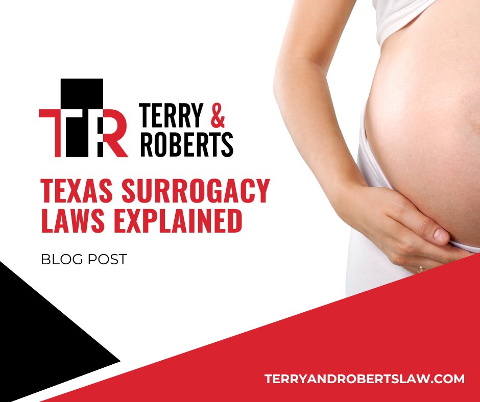 Deciding to pursue #parenthood through #surrogacy can be incredibly complicated logistically, medically, and legally. See what the process entails under #Texas law here: bit.ly/47cPIFU | #surrogate #FamilyLaw #blog