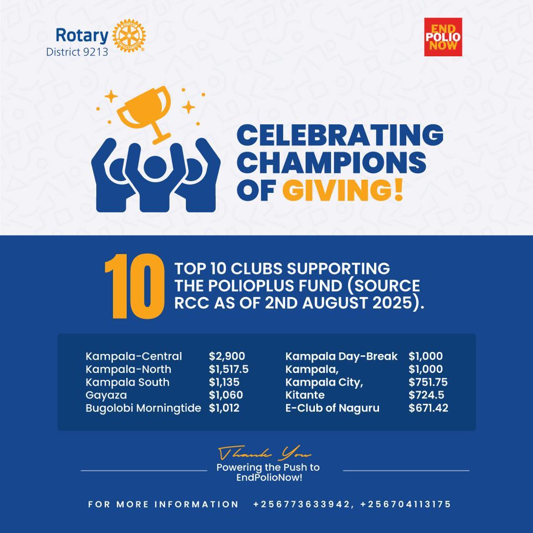 Together we serve. Let's keep giving, let's fight against polio. 
#RotaryEyamba