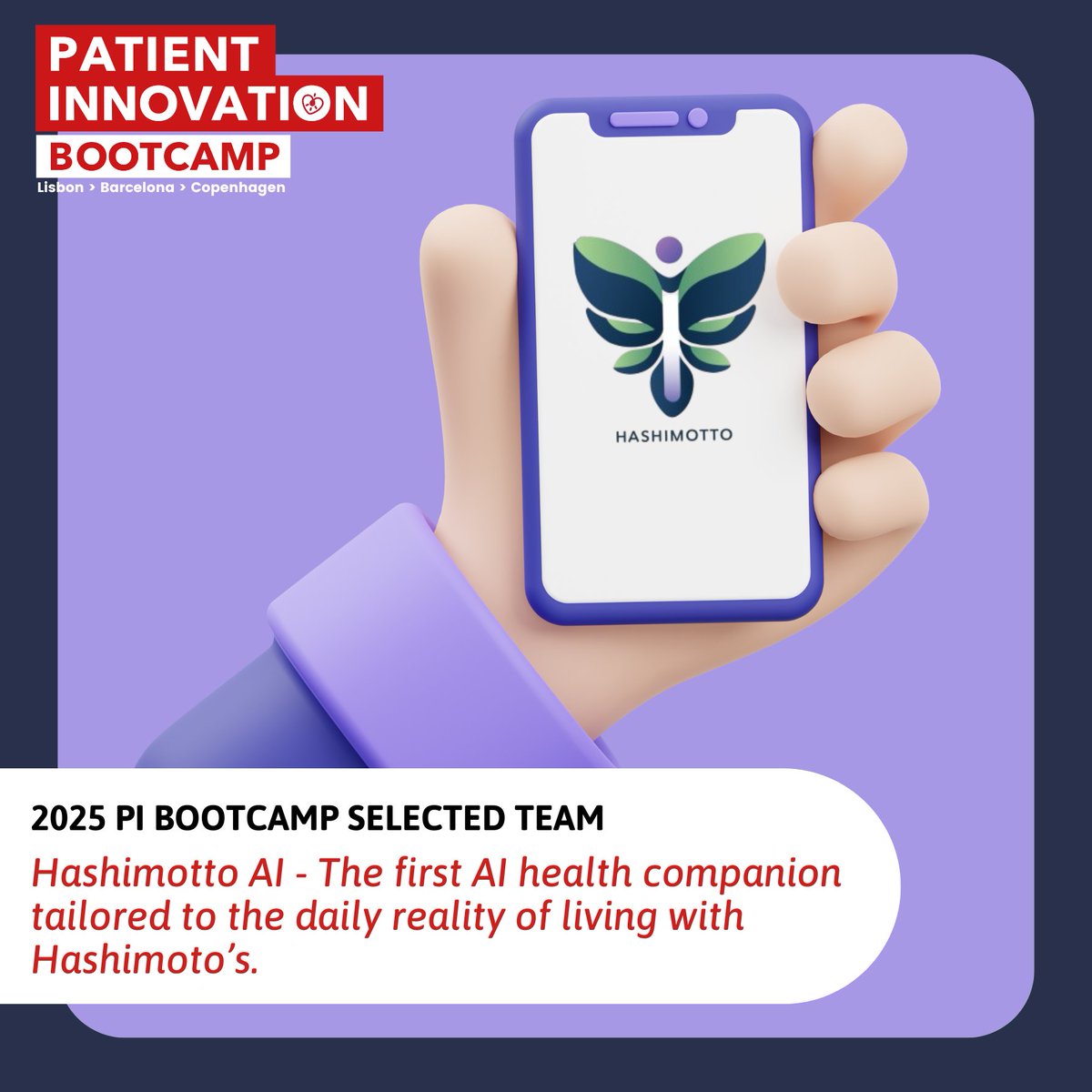 HashiMotto is one of the 10 participating teams of the Patient Innovation Bootcamp 2025!

HashiMotto is the first AI-powered digital health companion designed to bring clarity and structure to the daily chaos of this autoimmune condition.

Learn more: patient-innovation.com/post/10017?lan…