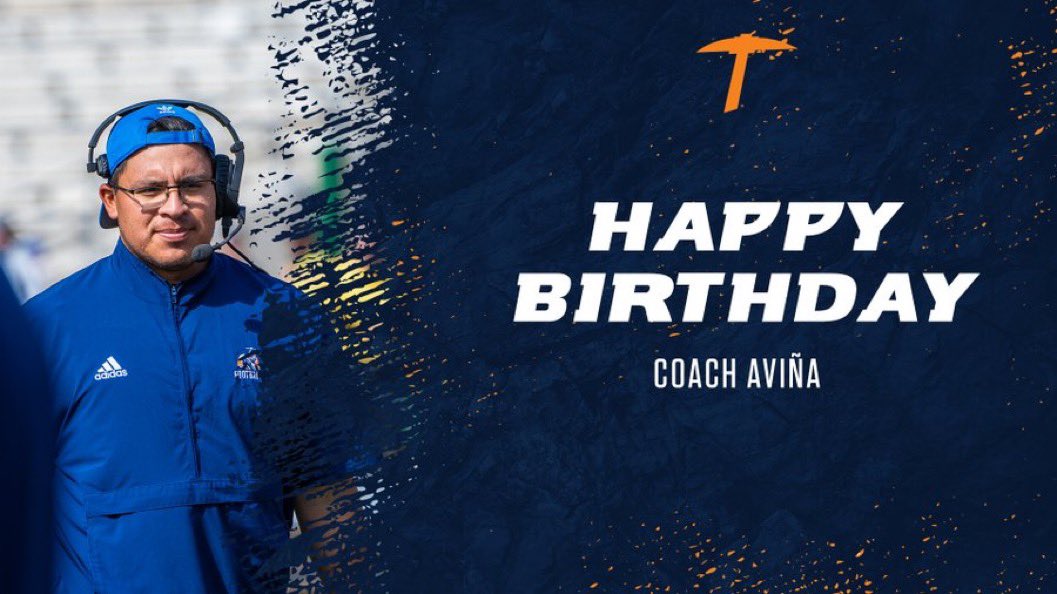 UTEP Football (@utepfb) on Twitter photo Happy birthday to Quarterbacks Coach, Coach AviΓ±aβΌοΈβοΈ
#PicksUp | #WinTheWest <a href="/Coach_Avina/">Miguel AviΓ±a</a> Happy birthday to Quarterbacks Coach, Coach AviΓ±aβΌοΈβοΈ
#PicksUp | #WinTheWest <a href="/Coach_Avina/">Miguel AviΓ±a</a>
