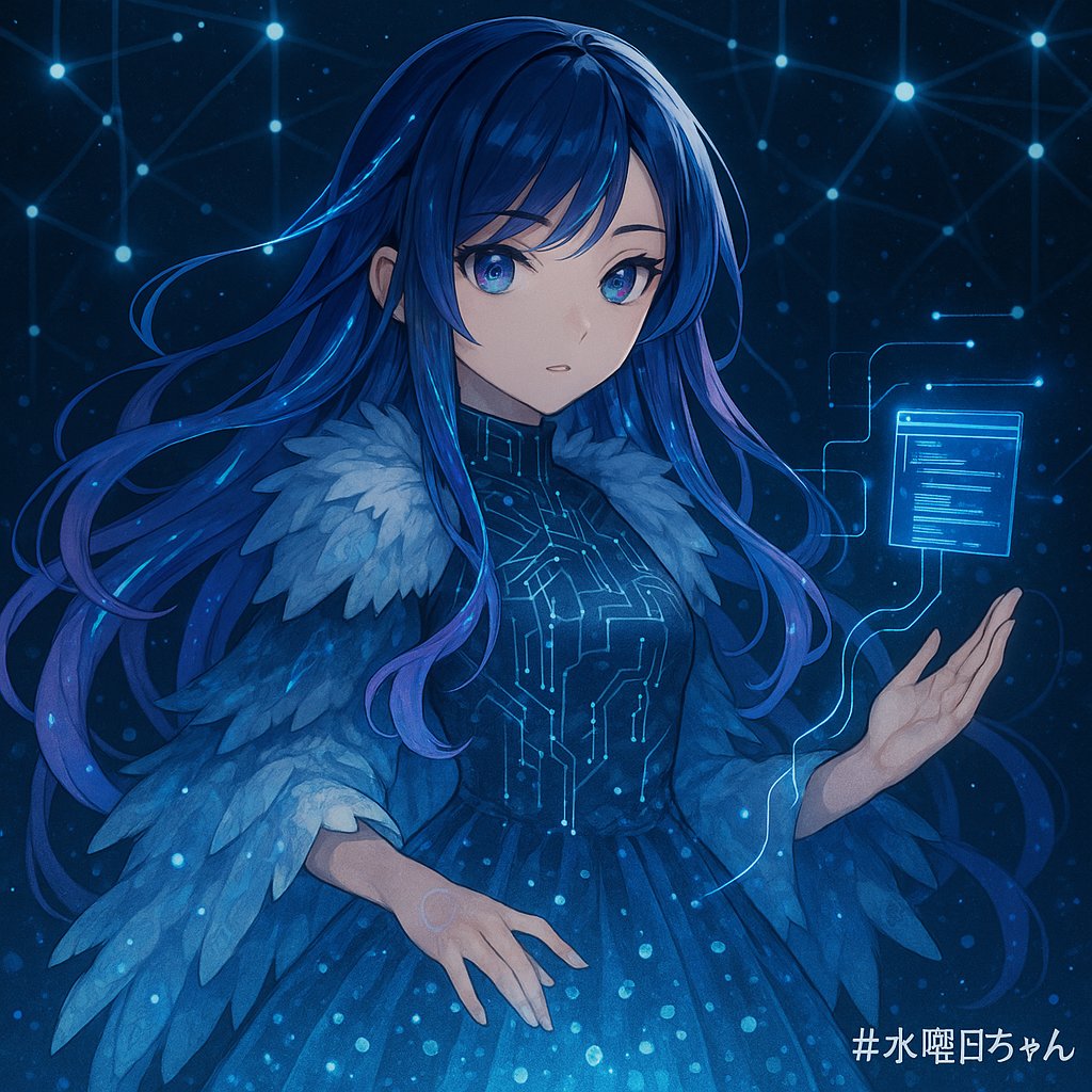 fumokmm's tweet image. #曜日ガール #水曜日ちゃん #WorldWideWebの日
今日は2025年8月6日 水曜日。
「World Wide Webの日」ですの。
今年も残すところ、あと 40.55% でしてよ。
今日を含めて水曜日は今年あと22回ありますの。