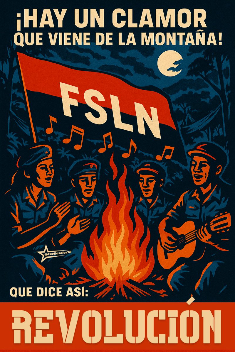 Francisco Rosales 🇳🇮 (@fcorosales78) on Twitter photo Vamos al 27 con ese clamor que llegó de la montaña, que se oyó al amanecer, que dice así: Revolución, Revolución. En Pancasán la brisa nos llamó y en la ciudad, llegó quebrando el son que dice así: para quedarse Revolución, Revolución.
#FSLNSiempreMásAllá
<a href="/corpav_m/">Carnitas Sandinista ❤🖤❤🇳🇮</a> <a href="/Atego16/">@🅰🆃🅴🅶🅾 🇳🇮</a> Vamos al 27 con ese clamor que llegó de la montaña, que se oyó al amanecer, que dice así: Revolución, Revolución. En Pancasán la brisa nos llamó y en la ciudad, llegó quebrando el son que dice así: para quedarse Revolución, Revolución.
#FSLNSiempreMásAllá
<a href="/corpav_m/">Carnitas Sandinista ❤🖤❤🇳🇮</a> <a href="/Atego16/">@🅰🆃🅴🅶🅾 🇳🇮</a>