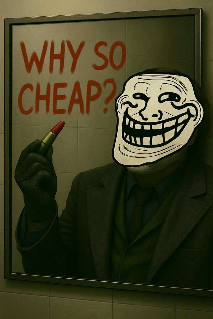 $Troll coin gets funnier and funnier as the price goes up. 
Same thing that happened with fartcoin.
I believe troll will make crazy numbers when btc turns green. 
Trade less, troll more.