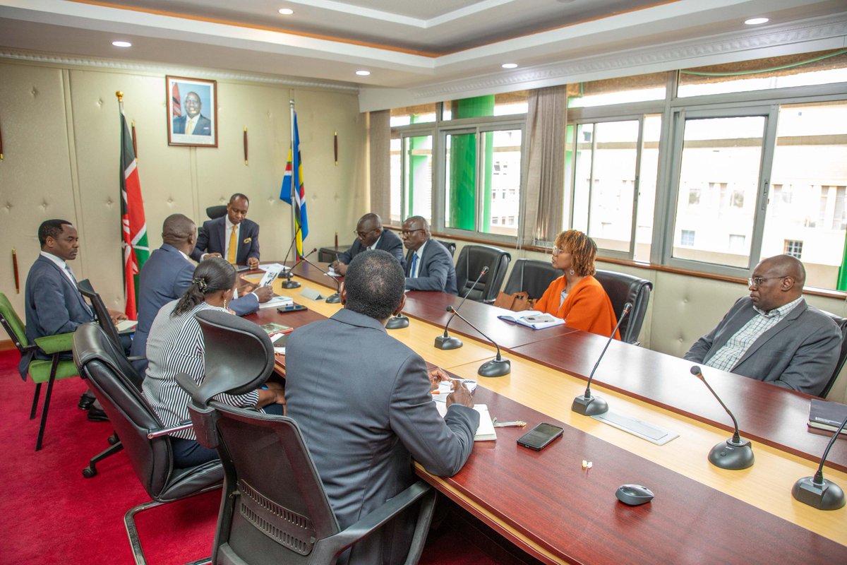 jmueke's tweet photo. Received a briefing from the organizing committee of the upcoming Meat Expo scheduled for 6th to 8th August 2025. I commend their dedication and preparations so far. 

This expo presents a key opportunity to showcase Kenya’s growing potential in the meat industry, promote investment, and build stronger market linkages for our livestock farmers.

We remain committed to supporting such platforms that drive sector growth and put more value in the hands of our farmers.