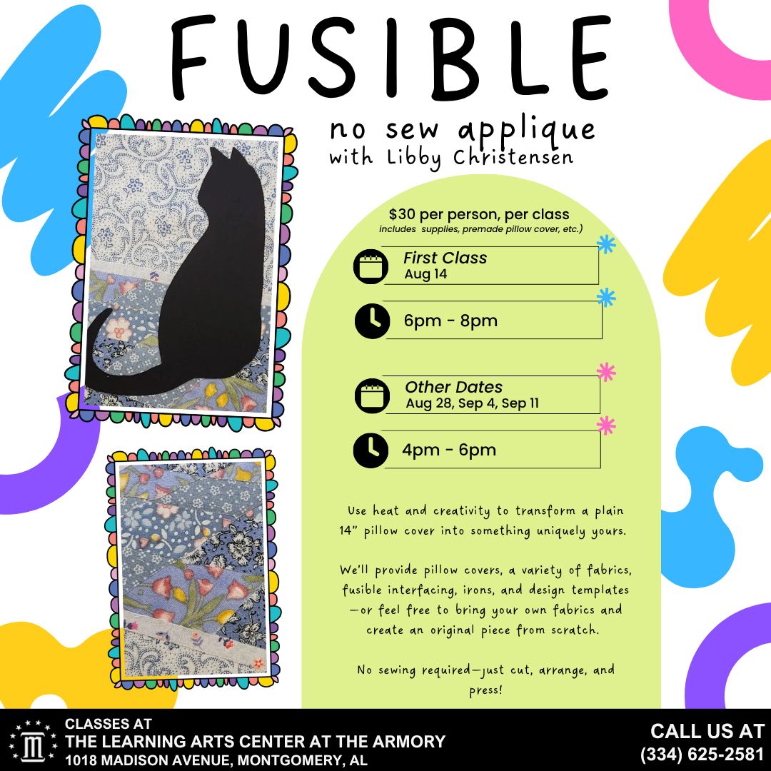 montgcitypandr's tweet image. The Learning Arts Center at The Armory offers a brand-new class for you to try this Thursday at 6pm!The supply fee covers all materials needed for the class.

Please call 334-625-2581 for more information or to register!

#mymgm #funinmgm #learningartscenter