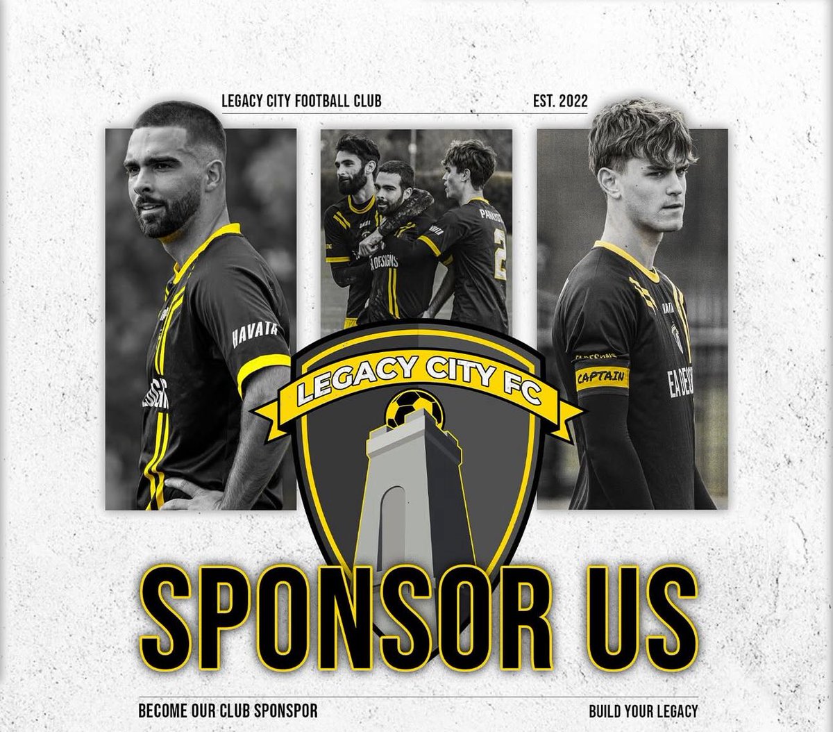 🚨 IMPORTANT MESSAGE 🚨 

Legacy city is urgently searching for a sponsor! Due to unforeseen circumstances, the club is in dire need of financial help, we are looking for anyone that’s willing to help a local grassroots club to continue building something really special. We