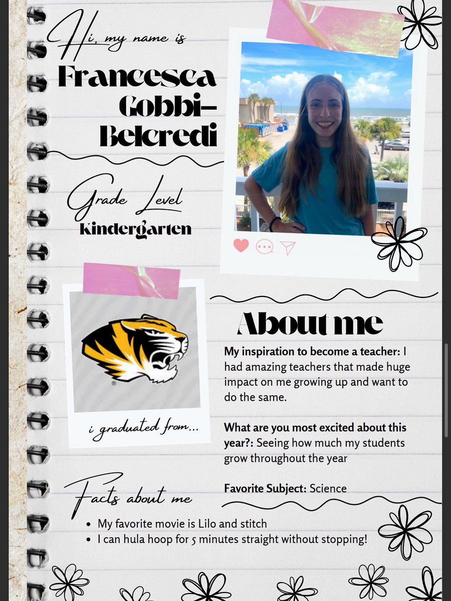 We’d like to (re) welcome Ms. G to our Kinder team💙