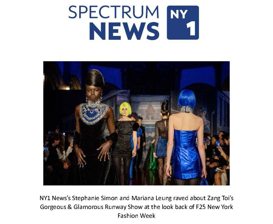 Zang Toi (@zangtoi) on Twitter photo THANK YOU <a href="/NY1/">Spectrum News NY1</a> 🫦 THANK YOU <a href="/NY1/">Spectrum News NY1</a> 🫦