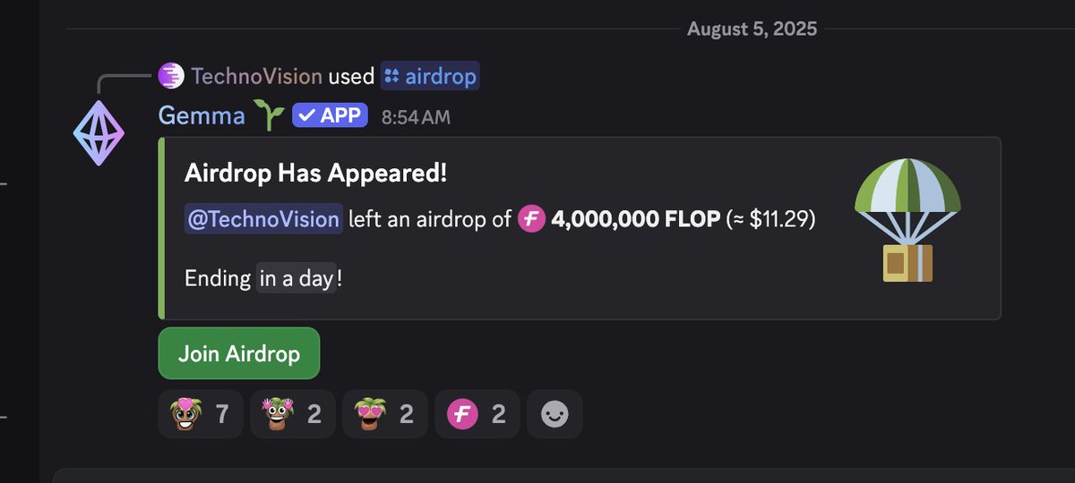 The Flopcoin team is airdropping TONS of free $FLOP in our Discord! Come join us and earn crypto just by being active in the community and hanging out :)

JOIN OUR DISCORD: discord.com/invite/8qJqXQa…

#cryptocurrency #crypto #memecoin #powmeme #flopcoin #flop #trading #coin #pow