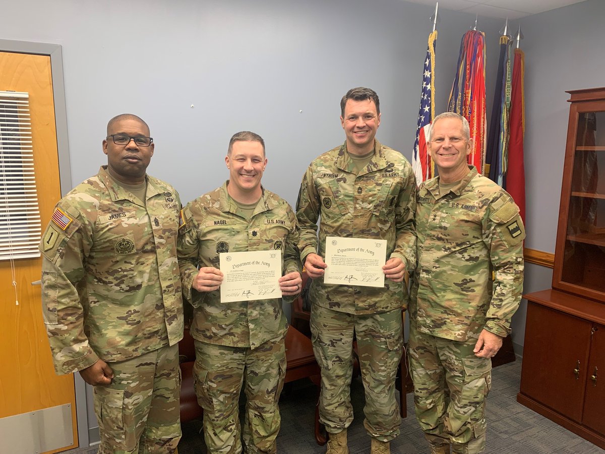 We have new members of the IG team here! 

They completed their administration of the IG oath on Saturday at the 80th TASS headquarters in North Chesterfield, VA.

Please help us welcome Lt. Col. Nagel and Master Sgt. Nyholm to the 80th TASS IG office 🇺🇸