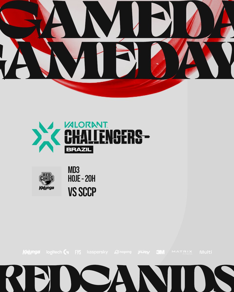 Dia de guerra no VALORANT. Enfrentaremos o Corinthians pelo VCB e o seu 🫵 apoio vale ouro!

⏰ 20:00
📺 <a href="/GamersClubVAL/">Gamers Club VALORANT</a> 
📺 Costream/watch party 100% parcial e clubista da <a href="/DyenffnyM/">REDyen</a> 

Pra cima! #GoRED