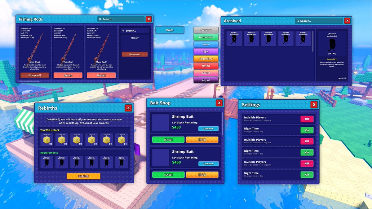 RealCresent's tweet image. 🔥Some frames for Fish a Brainrot

📩Order Now! Discord - realcresent
🔓Commissions are OPEN!

Game link: roblox.com/games/13068695…

⚡[  #RobloxDev #RobloxUI ]
