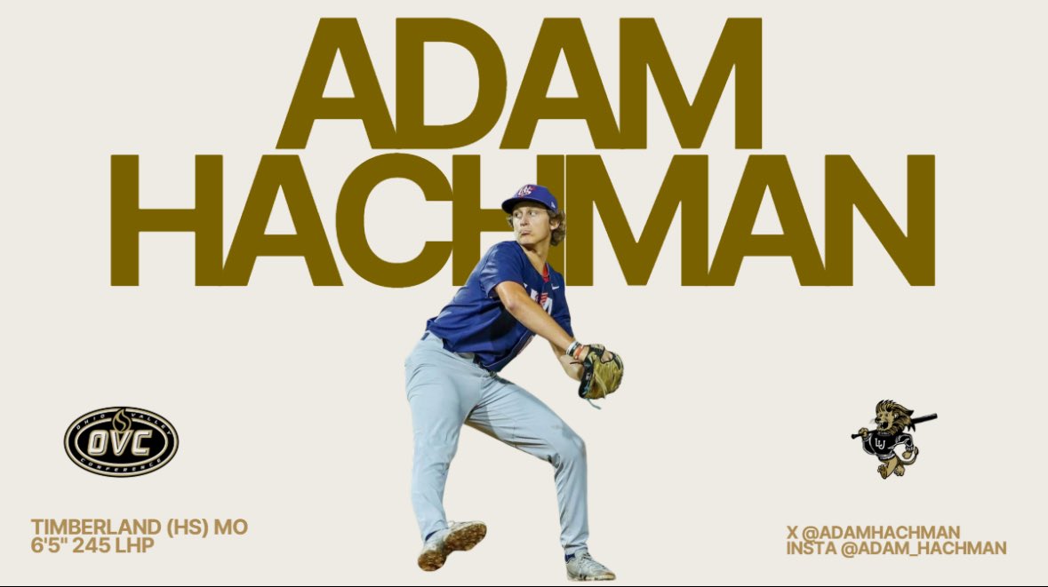 We are excited to introduce some new additions to our roster! 

Adam Hachman returns home from the University of Kentucky.

Go give him a follow #OneRoar #BackToLU