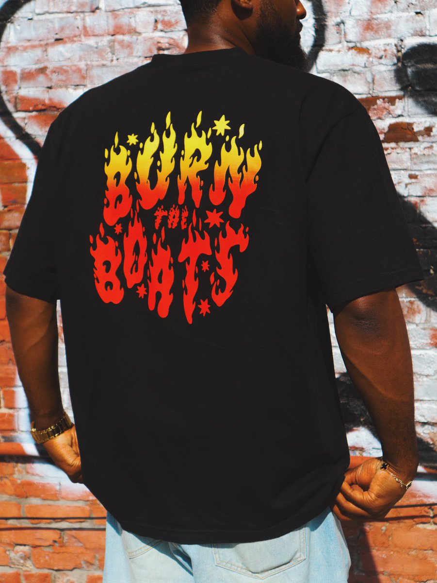 🚨 NEW MERCH ALERT 🚨 

Sometimes the only way forward is to eliminate the option of turning back. Burn the boats means we’re all in — no retreat, no safety nets, just faith, fire, and focus.

🎨 &amp; 📸 <a href="/jas_e_studios/">Jas Elaine Studios 🎨</a> 

theroyalchief.com/shop/p/d28w0s9…