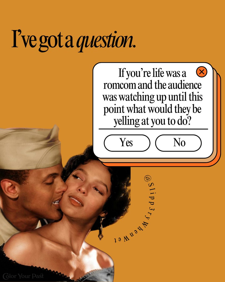 Tia Savonne (@slipp3rywhenwet) on Twitter photo #TalkMeThroughItTuesday
I recently asked this on a panel with <a href="/YellowFund/">Abortion Should Be Free</a>
For me, the audience would probably be shouting at me to cut the shit and give love a chance. But they're going to have to keep yelling because I'm in a Bones level slow burn with the whole love thing. #TalkMeThroughItTuesday
I recently asked this on a panel with <a href="/YellowFund/">Abortion Should Be Free</a>
For me, the audience would probably be shouting at me to cut the shit and give love a chance. But they're going to have to keep yelling because I'm in a Bones level slow burn with the whole love thing.