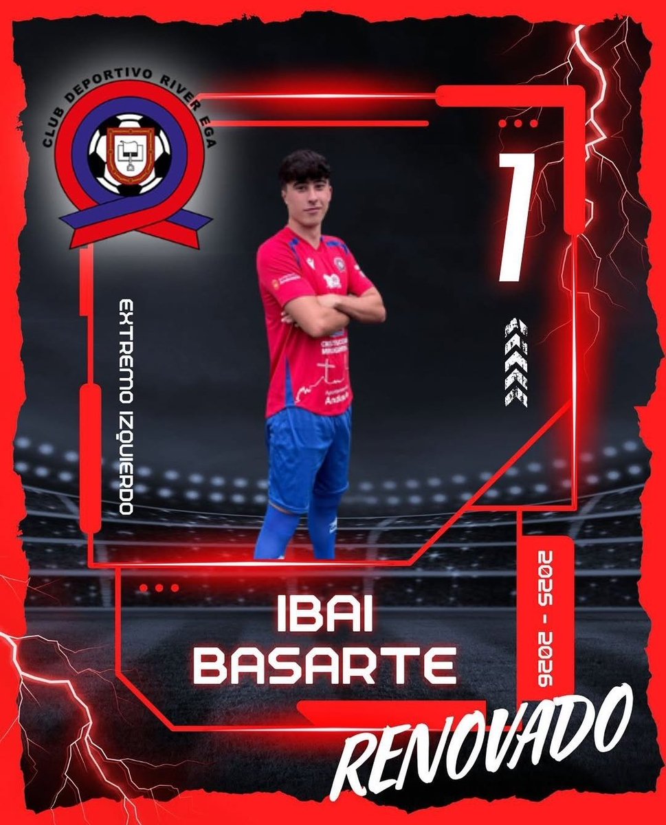 OFICIAL: 
✅ Hoy vamos con la renovación del habilidoso extremo izquierdo 7 Ibai Basarte. Juventud y mucho recorrido de calidad por delante para la nueva campaña en Primera Autonómica.
✍️ Gracias <a href="/ibaaibl/">Ibai Basarte</a>.