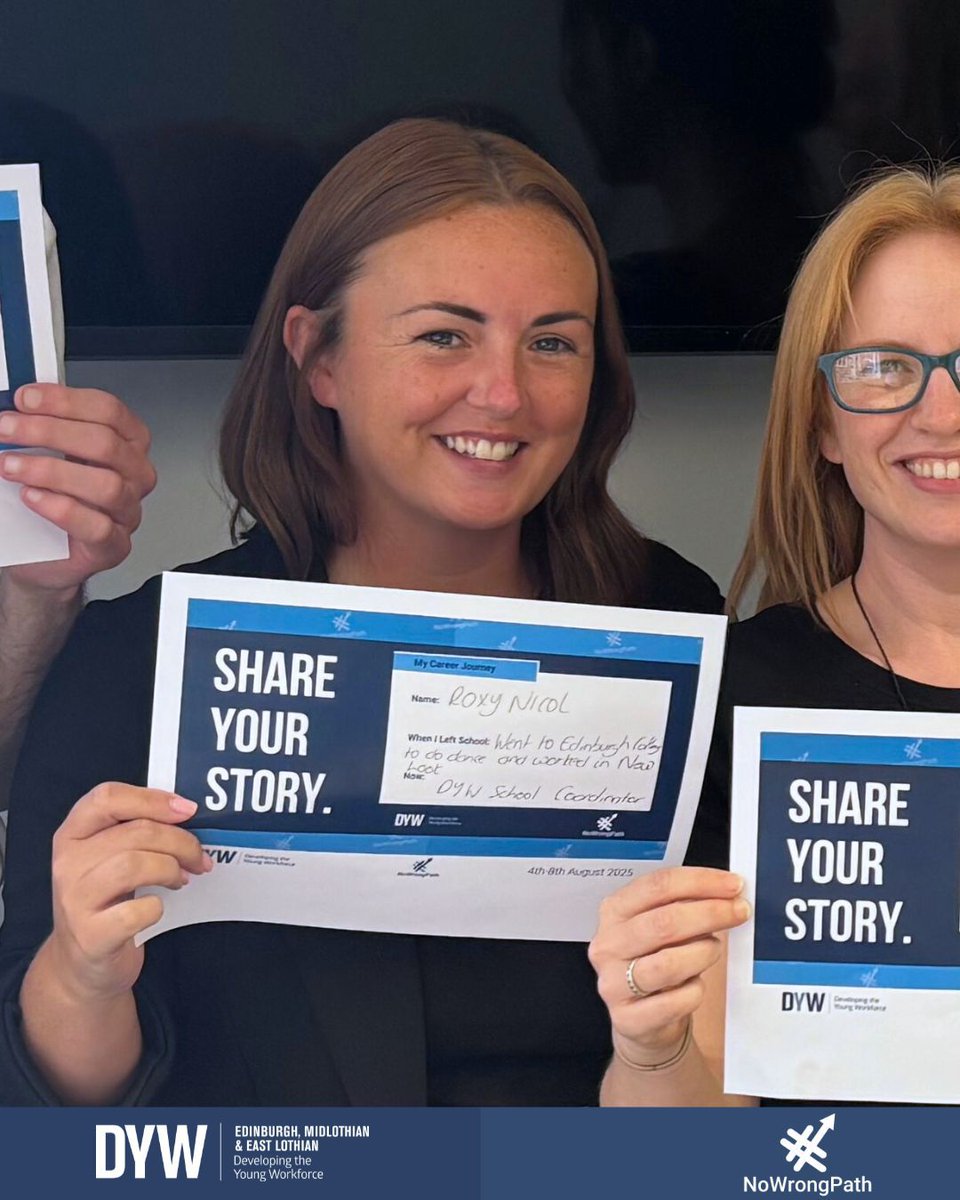 Roxy left school to study dance and work in retail. Now she is a DYW School Coordinator at Dalkeith and Newbattle!

Get involved: dyw.scot/no-wrong-path

#NoWrongPath