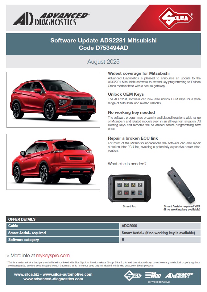 NEW Software Update - Mitsubishi - ADS2281 - OUT NOW - mailchi.mp/c14a6e6e29d7/a…
