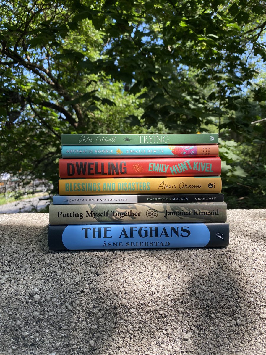 macmillanreads's tweet image. Happy #BookBirthday to @AsneSeierstad , @alexis_ok , @Annaleen , Emily Hunt Kivel, Chloe Caldwell , Jamaica Kincaid, and Harryette Mullen #bookstack