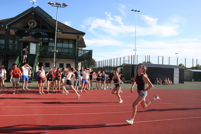 ReachCambridge's tweet photo. Our summer programs are flying by - almost as fast as our students raced round the track on Sports Day!!

#summerschool #reachcambridge2025 #cambridge #summercamp #sportsday #summer2025 https://t.co/2c44vpPpt8