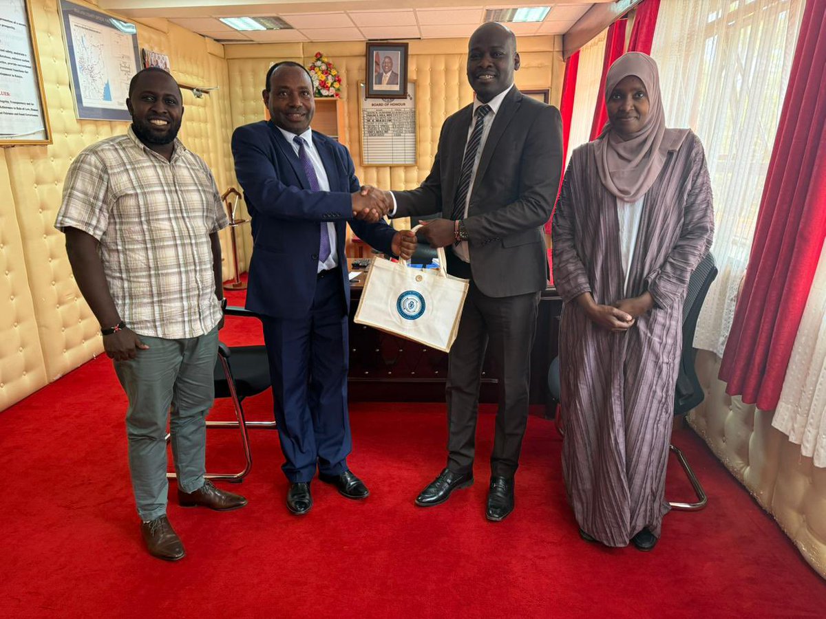 OFFICE OF THE DATA PROTECTION COMMISSIONER (@odpc_ke) on Twitter photo Assistant Data Commissioner in charge of Registration John Lokwawi <a href="/lokwawi/">John Lokwawi</a> led a team from <a href="/ODPC_KE/">OFFICE OF THE DATA PROTECTION COMMISSIONER</a> Konza Regional Office on a courtesy visit to Makueni Deputy County Commissioner Mr. Paul Langat.
The visit was to introduce the office to the County, outline its role in Assistant Data Commissioner in charge of Registration John Lokwawi <a href="/lokwawi/">John Lokwawi</a> led a team from <a href="/ODPC_KE/">OFFICE OF THE DATA PROTECTION COMMISSIONER</a> Konza Regional Office on a courtesy visit to Makueni Deputy County Commissioner Mr. Paul Langat.
The visit was to introduce the office to the County, outline its role in