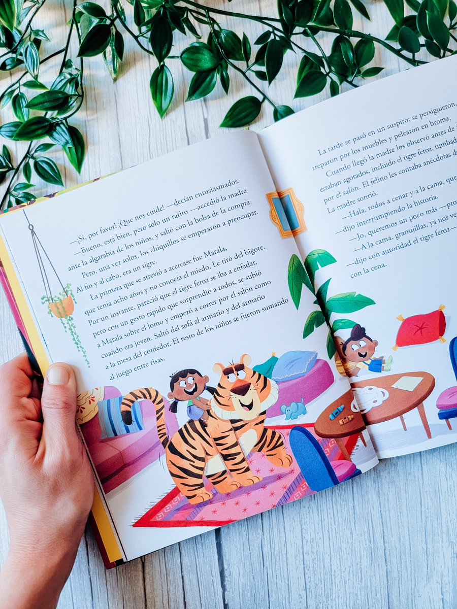 Un tigre descubre que ha perdido su rugido (¡y sus dientes!) y se embarca en una misión inesperada.
Pero el tigre aprenderá una valiosa lección: a veces, lo que de verdad nos hace grandes no es la fuerza… sino el corazón.
<a href="/mriossanmartin/">Manuel Ríos San Martín</a>

acortar.link/eAOEaD