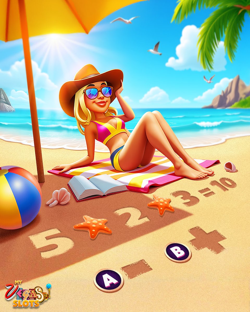 myvegas.play-freebies.com/3TYoXxd
FREE CHIPS flowing with a tropical mood 🌞
Complete your Bahamas Vibes album now
Each finished set means more prizes your way 🎁
Secure your grand prizes before album ends
Help us solve this equation below ⬇️
Comment your answer + support code for bonus
