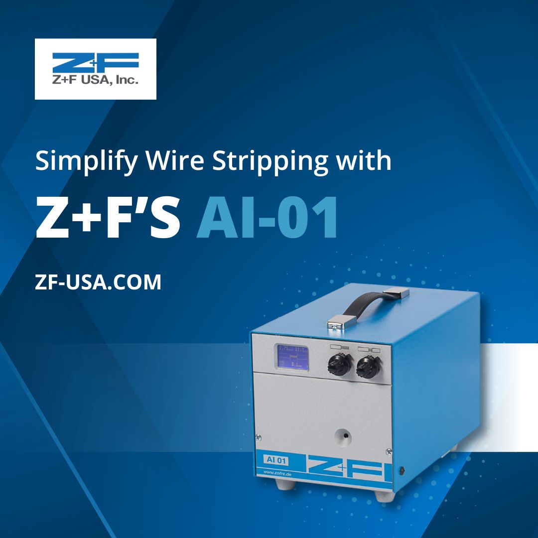 ZF_USA's tweet image. Need a wire-stripping machine that’s fast, precise, and easy to use? Z+F’s AI 01 is built for productivity, no tools required.

Perfect for automotive, aerospace &amp;amp; more. 

See the specs now: zf-usa.com/wp-content/upl…

#WireSolutions #IndustrialSolutions #Productivity