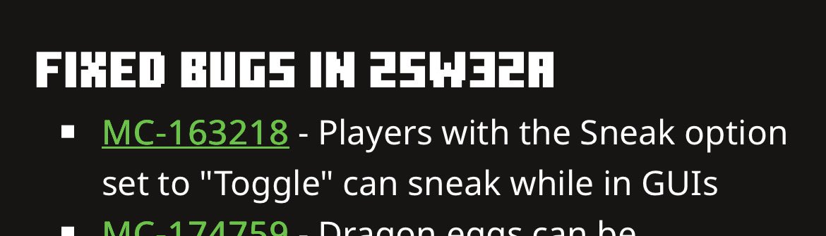 this has been in the game since 1.15. a significant chunk of the player base uses this as a feature by now. why does mojang keep “fixing” useful bugs they added that nobody was complaining about. Test your game if you don’t want stuff like this to slip through the cracks