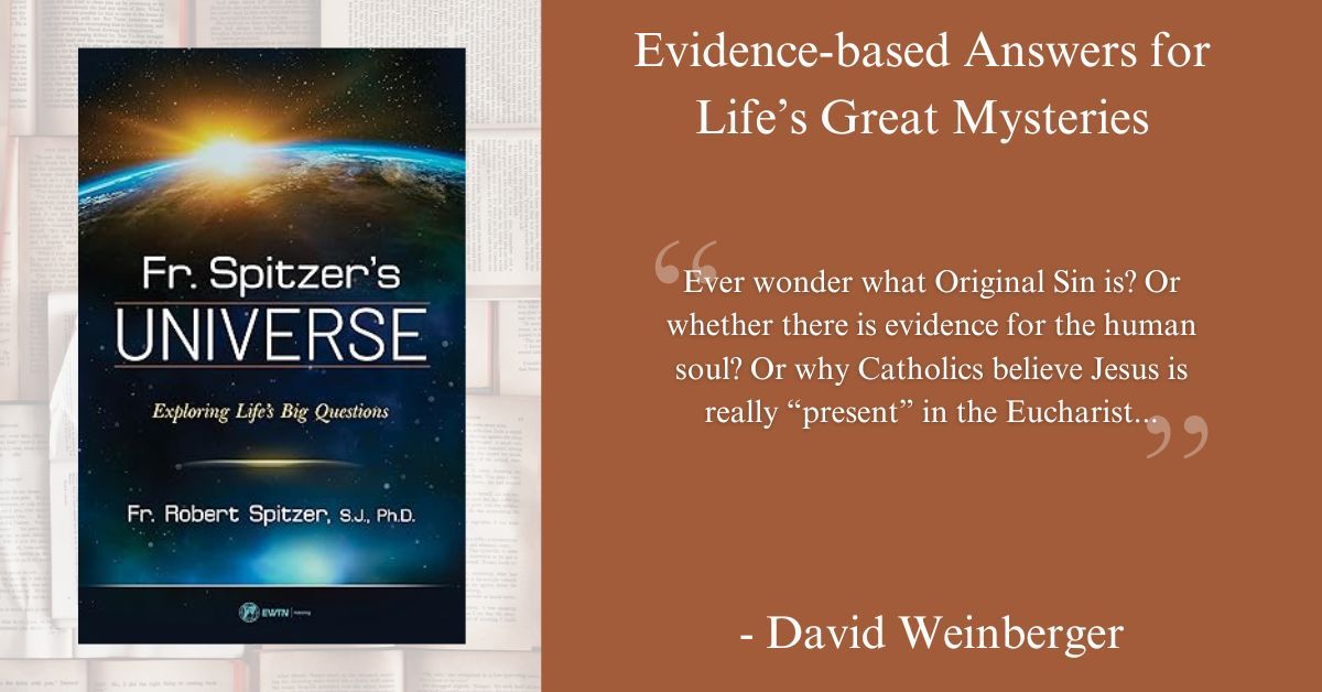 Russell Kirk Center (@kirkcenter) on Twitter photo Some of the most troubling and confusing questions for Christians are covered in Fr. Robert Spitzer, S.J., Ph.D's book "Fr. Spitzer’s Universe: Exploring Life’s Big Questions". <a href="/DWeinberger03/">David Weinberger</a> wholeheartedly recommends the question-and-answer style book. Some of the most troubling and confusing questions for Christians are covered in Fr. Robert Spitzer, S.J., Ph.D's book "Fr. Spitzer’s Universe: Exploring Life’s Big Questions". <a href="/DWeinberger03/">David Weinberger</a> wholeheartedly recommends the question-and-answer style book.