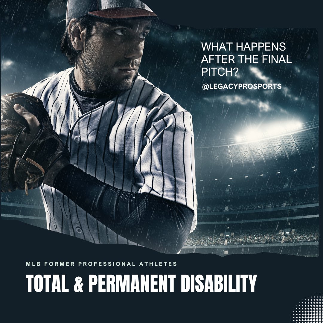 ⚾ What happens after the final pitch?

For some MLB players, a T&amp;P disability means they’ll never return—not to the mound, and not to the workforce.

It’s more than an injury—it’s a life transition.
Mental health, finances, identity… everything changes.
#MLBDisability