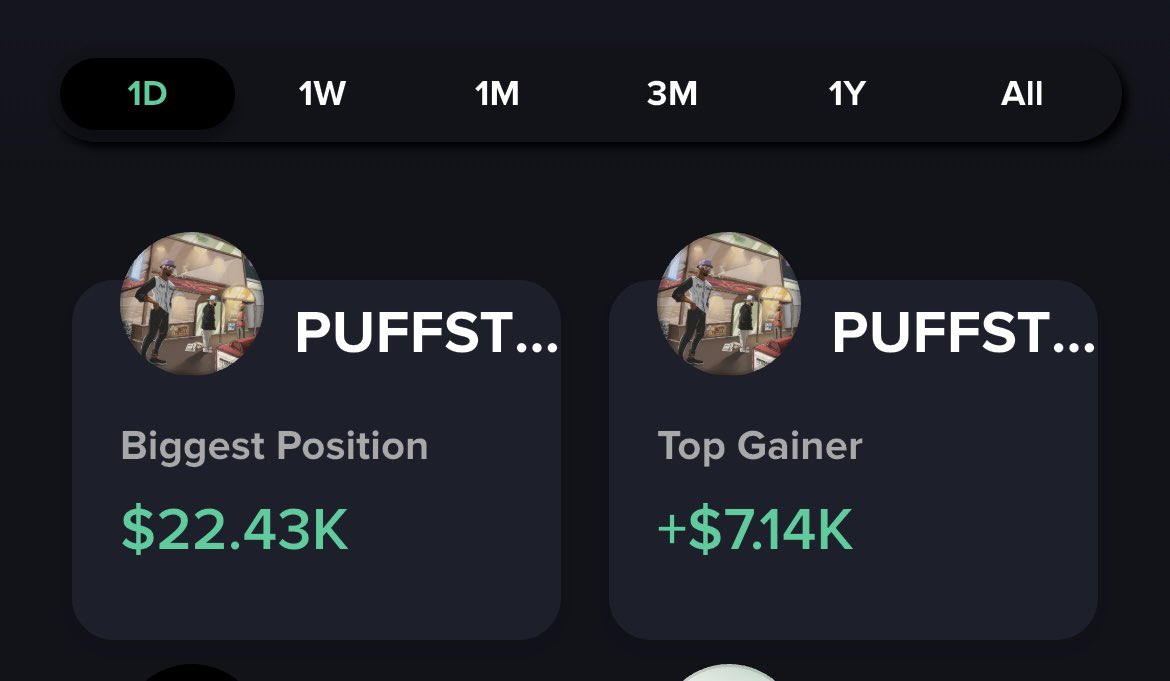 My largest Solana bag is <a href="/puffsterznfts/">Puffsterz💨</a> 

Congratulations to all the diamond hands