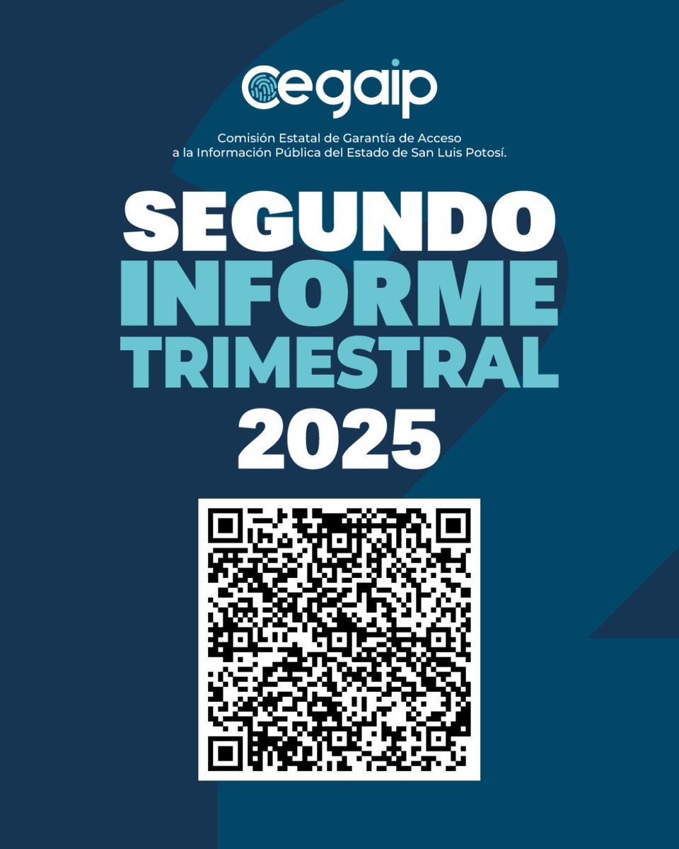 La CEGAIP entregó su Segundo Informe Trimestral 2025 a la Comisión Legislativa de Transparencia y Acceso a la Información Pública del Congreso del Estado y está disponible para su consulta.