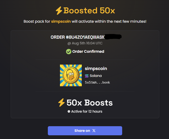 The_DexVault's tweet photo. I love doughnuts. And your boost is up #simpscoin! Hope everyone bought that dip! 7th successful campaign on #DexVault fellas, that's some heavy hitting right there.
$simpscoin 5x5SWAsiaDxpfGhgXHYSoLvQ3HJhkdQJxqtg1FhFbonk https://t.co/ftztioN3kr