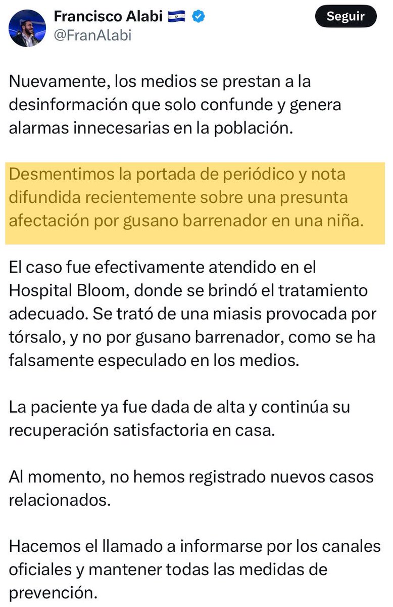 romeoauerbach's tweet image. Esto deberia de ser considerado DELITO y procesar a los involucrados, ya no son solo anti gobierno, sino que quieren provocar pánico en la población

El Ministro @FranAlabi desmiente una mentira mas de @EDHNoticias