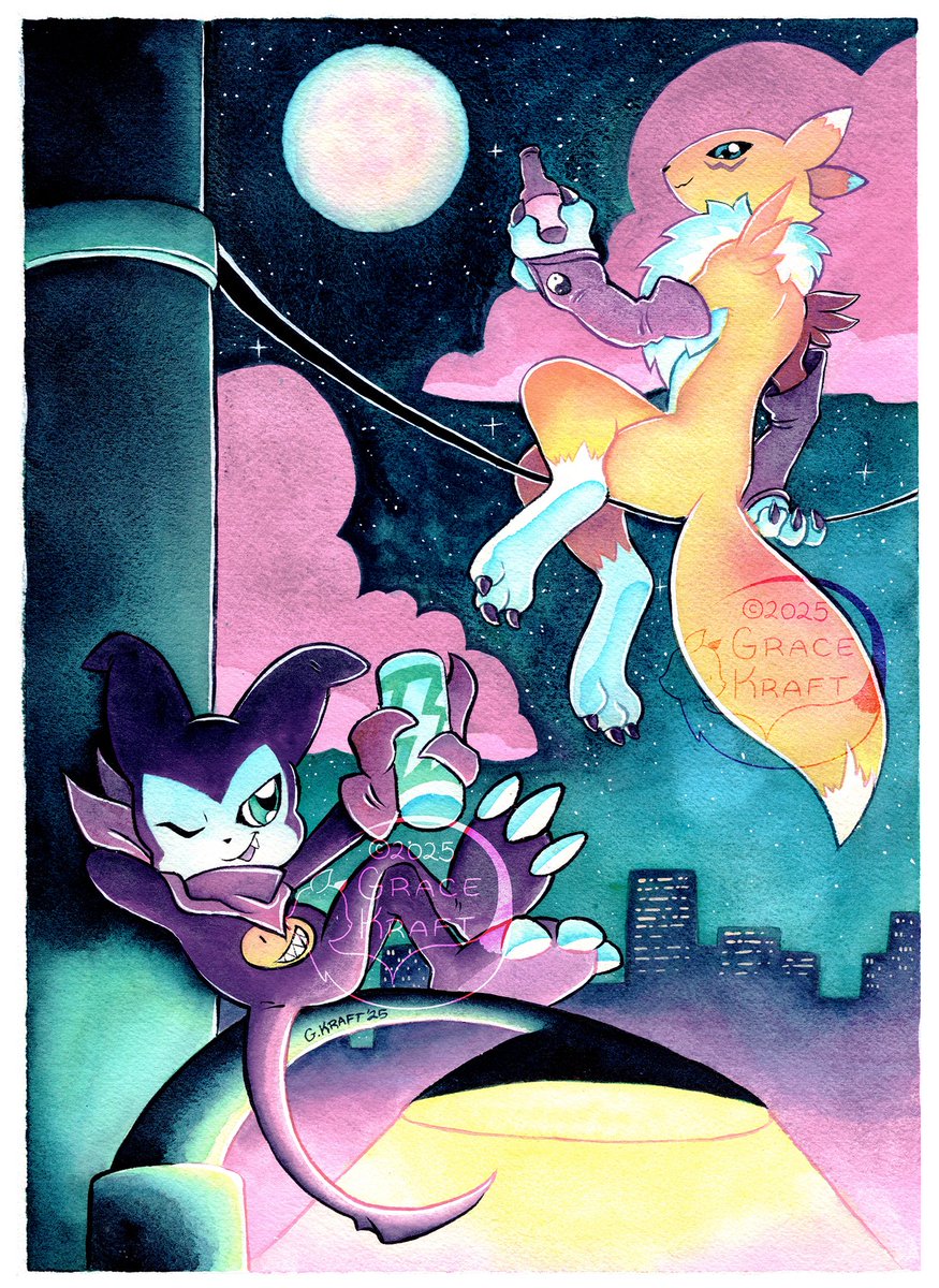 The third in my "Midnight Sippy" series, "Midnight Sippy with the Devil in the Pale Moonlight" ft. Impmon!

#Digimon #デジモン #Impmon #Renamon