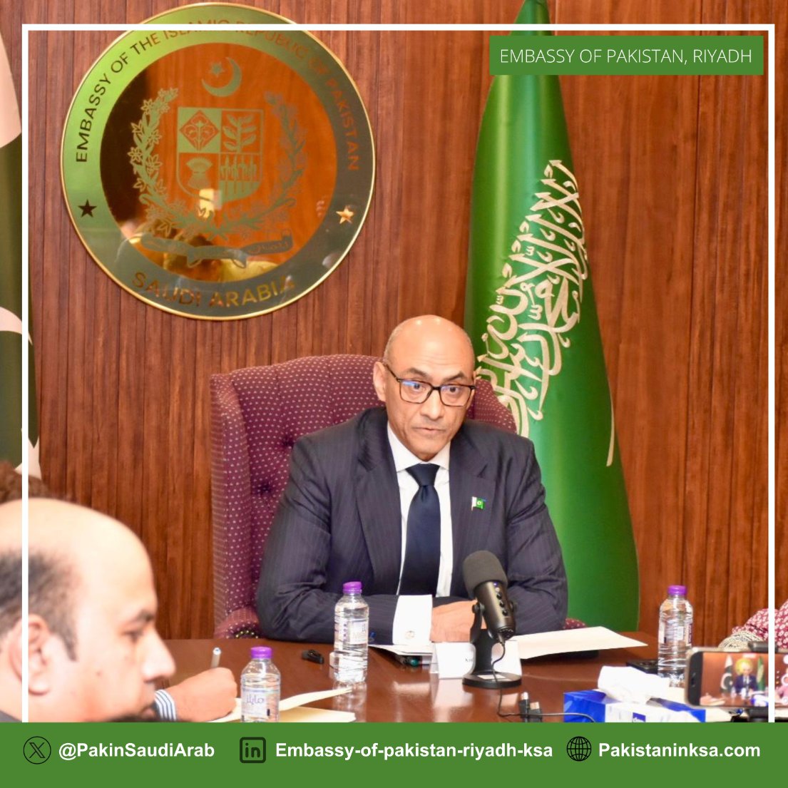 Ambassador Ahmad Farooq (<a href="/AmbFarooq/">AHMAD FAROOQ (Tamgha-e-Imtiaz TI)</a>) held a quarterly interaction with Pakistani journalists to share updates on the Embassy’s recent activities and initiatives. ✍