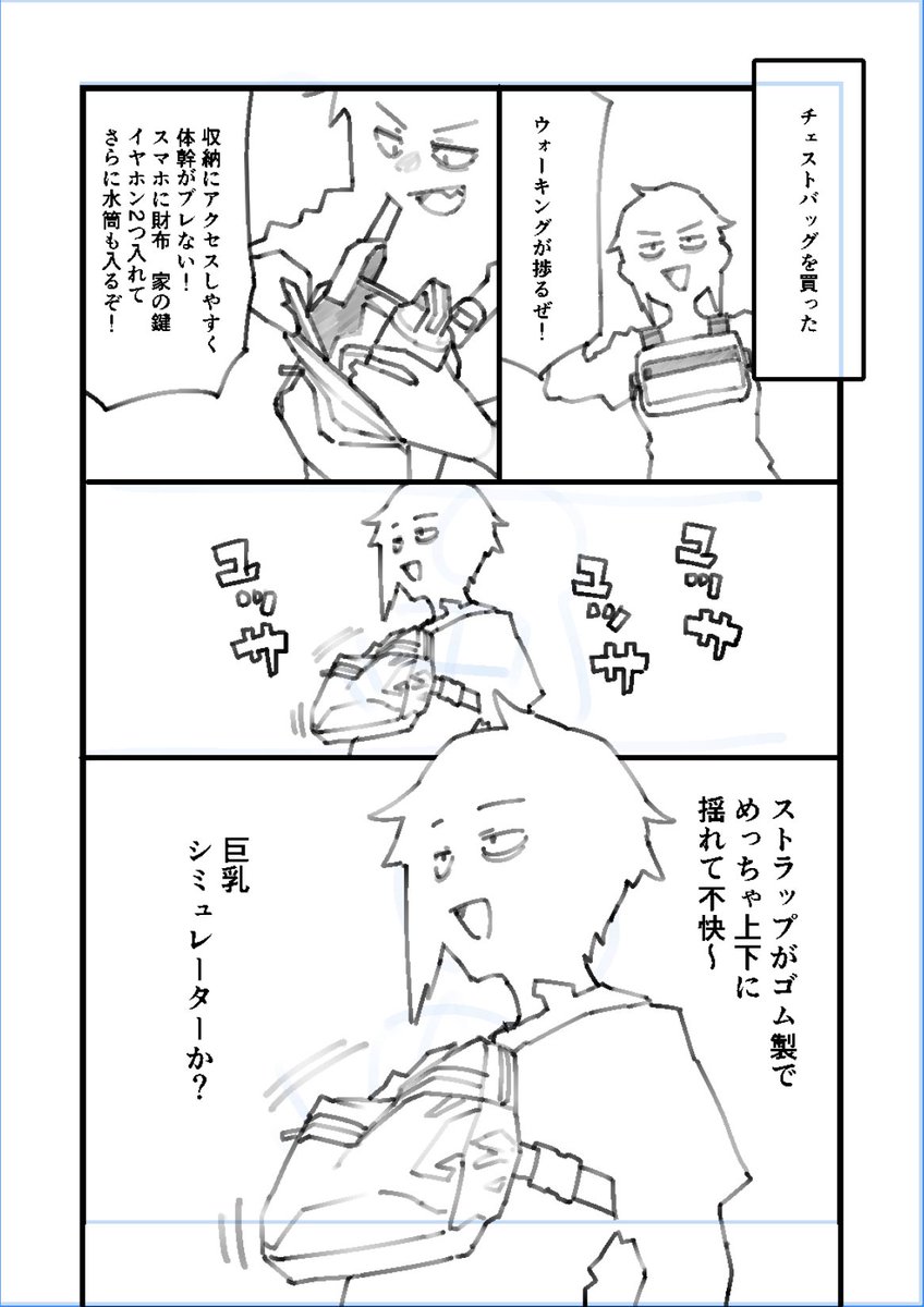 ウォーキング用にチェストバッグとやらを買ってみました 