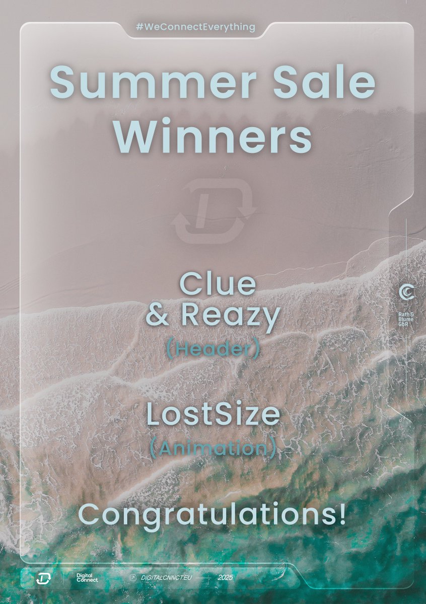 Congrats to our winners! 🎉

<a href="/LostSize/">LostSize</a> has won the animation from our sales and <a href="/ClueFN1/">One Clue</a> &amp; <a href="/Reazybzz/">Finn S.</a> were able to secure a free header. 

Please contact <a href="/snowlixde/">NOF Thomas</a> 📩