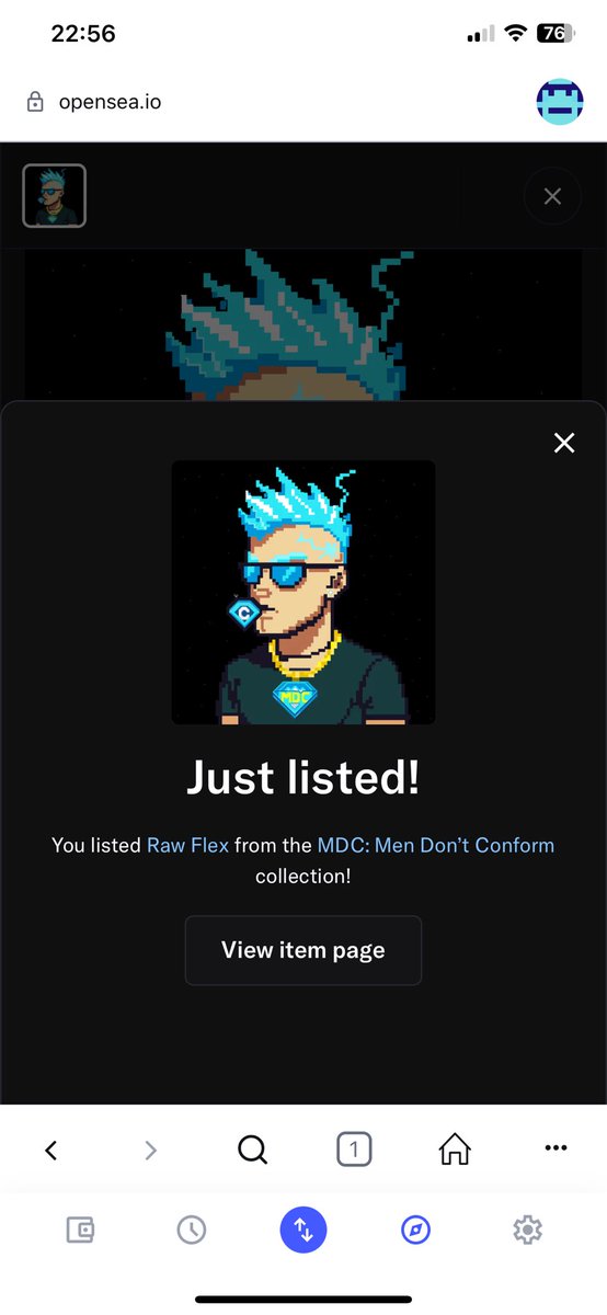 nhuminhvo6879's tweet photo. 💎 He kisses diamonds, not people.
#01 of MDC Flex Lords. Only 1 in the world.
0.31 WETH. Are you the chosen flexer?
He outshines the galaxy.😂✅👇
#AMDCNFT #ToTheMoon #Web3Flex #JustOnePuff #FlexCulture #HeKissesDiamonds #CryptoSwag
#opensea #ArtistMDC #CryptoMDC https://t.co/zo0WZFpYY8