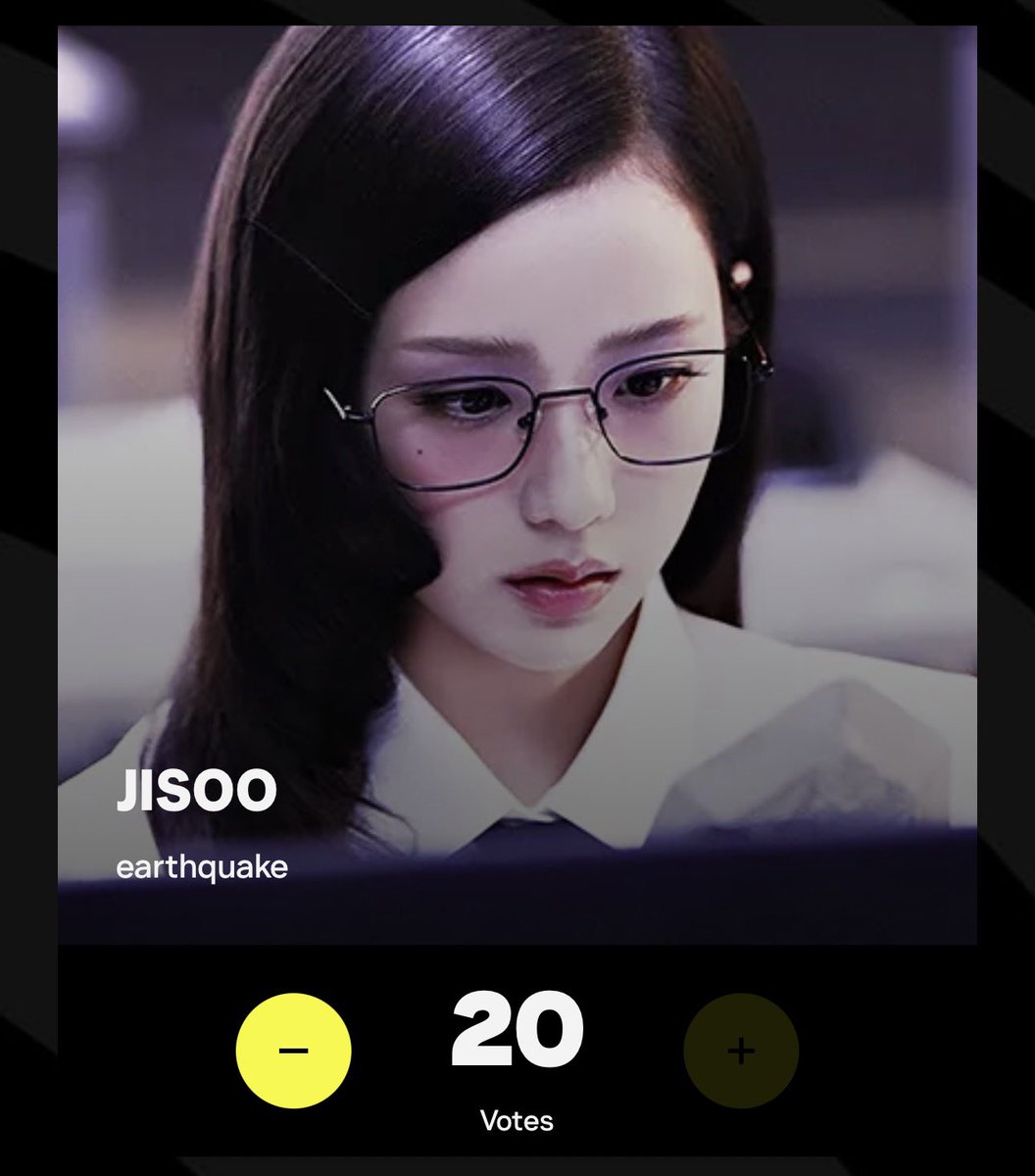 NEWSJISOO's tweet photo. Vote earthquake by #JISOO!!! 
https://t.co/Whjv4CeRFf https://t.co/L0iu8JLkmY