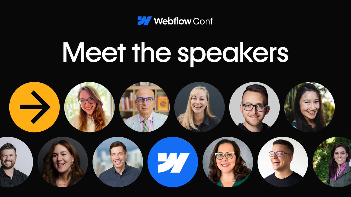 Webflow (@webflow) on Twitter photo Get to know some of the inspiring speakers hitting the Webflow Conf stage this year!
From award-winning authors to Webflow legends, they’re shaping what’s next in visual development and digital experience.
<a href="/ale_sannazzaro/">Alessia Sannazzaro</a> – Managing Director, <a href="/codeandwander/">Code & Wander</a>
Sara Vienna – Chief Get to know some of the inspiring speakers hitting the Webflow Conf stage this year!
From award-winning authors to Webflow legends, they’re shaping what’s next in visual development and digital experience.
<a href="/ale_sannazzaro/">Alessia Sannazzaro</a> – Managing Director, <a href="/codeandwander/">Code & Wander</a>
Sara Vienna – Chief