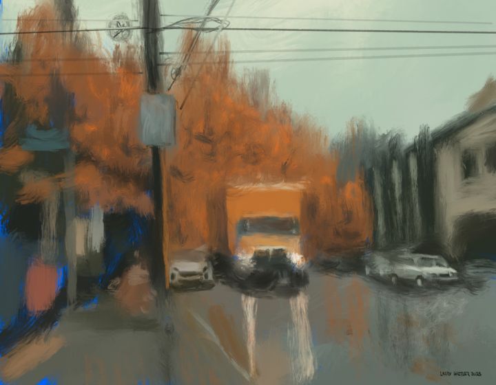 Art of the Day: "Moving Day". Buy at: ArtPal.com/LarryWhitler?i…