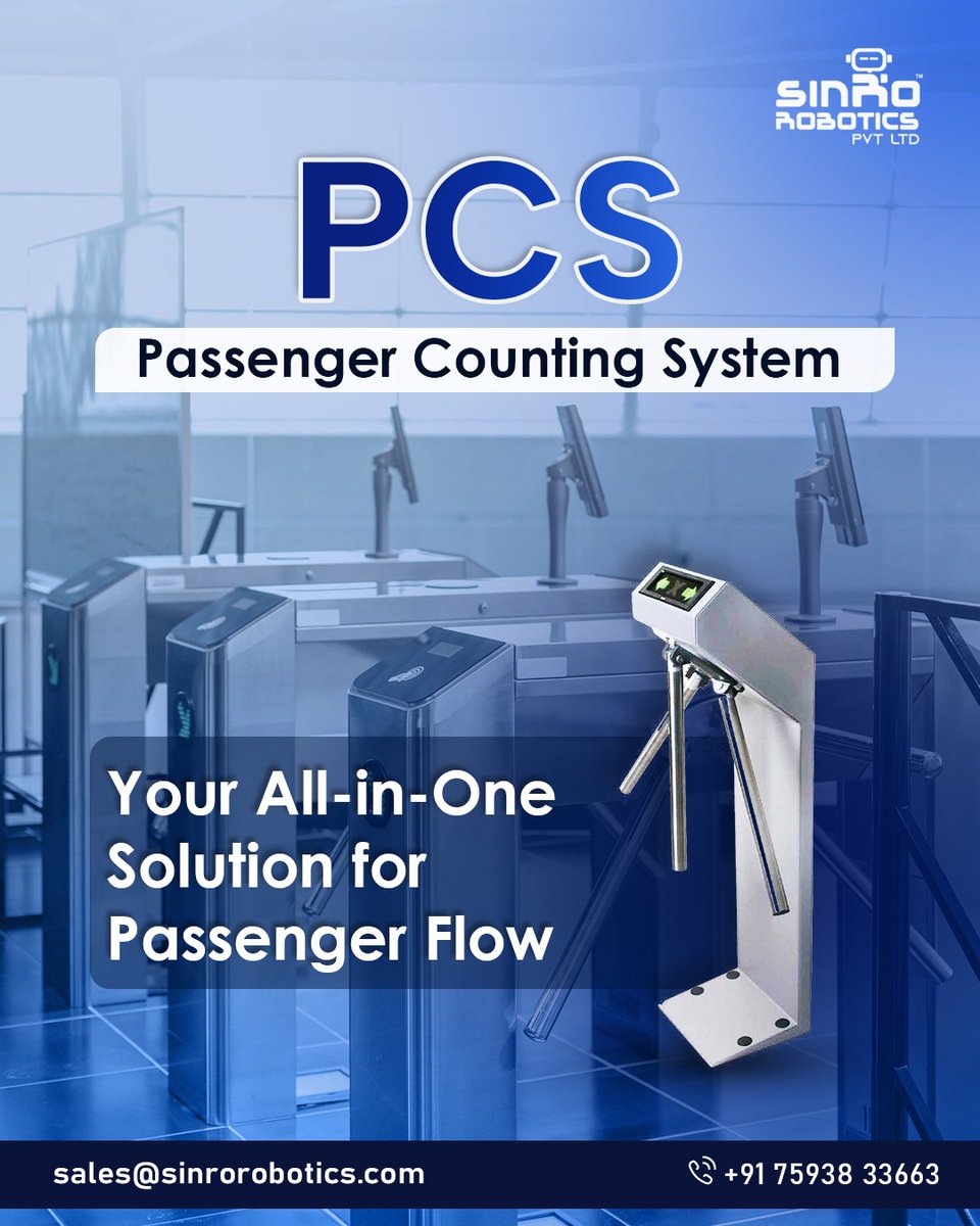 SinroRobotics's tweet image. Accurate passenger counting using turnstile gates boosts safety, prevents overcrowding, and enables smarter planning in public transport. A small step toward smarter cities!
#SmartMobility #PassengerCounting #UrbanTransport #AI #SmartCity #SinroRobotics