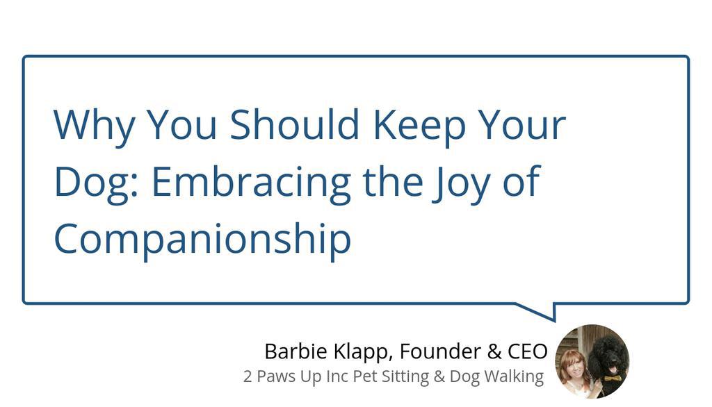 2pawsup's tweet photo. Short, focused play sessions, regular walks, and engaging activities like puzzle toys can go a long way in keeping your dog happy and healthy.

Read more 👉 https://t.co/4OiG5rc2FW

#petsitting #dogwalking #dogtraining https://t.co/JlQTj3VbZM