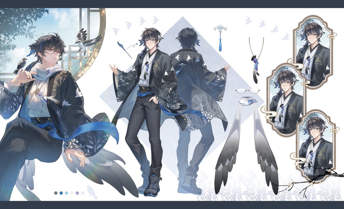 The wind has shifted, and a feather has fallen
Shimotori Fuyuki, messenger born of unspoken words, keeper of a quiet shrine walks where silence lingers... and flies when the wind carries unsent words
Will you listen, even if the message was never meant for you?
#VTuber #ENVtuber